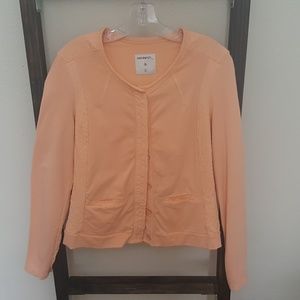 Peach Knit Blazer